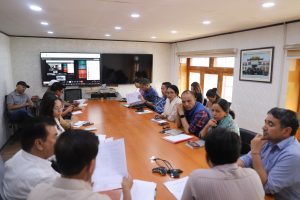 DC Leh Convenes Meeting to Review Dharti Aaba Abhiyan in Leh District.