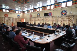 DC Kargil Chairs Review Meeting of Different Departments at Zanskar.