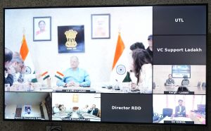 Highlights importance of making hundred-day action plan to Administrative Secretaries & HoDs for smooth and fast track development of UT Ladakh.