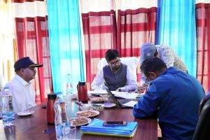Deputy Commissioner Kargil Reviews DPRs of Zanskar Sub-Division.