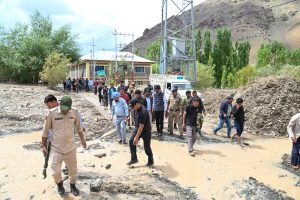 CEC Kargil Inspects Flood-Affected Areas of Samrah and Kukarchey Chiktan; Issues On-Spot Directions for Immediate Restoration Measures.