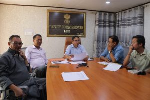 CPO Leh Reviews Status of Projects Undertaken by R&B Division, Leh under District CAPEX.