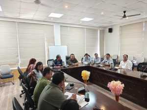 ACD Leh Chairs Review Meeting with National Level Monitors on Rural Development Schemes.