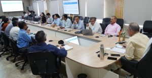Hon’ble LG Gupta chairing a meeting of Health and Medical Education Dept
