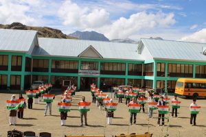 GDC Drass Observes ‘Har Ghar Tiranga’ Campaign with Patriotic Fervour.
