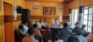 SDM Khaltse Chairs Meeting to Review Preparedness for Independence Day Celebrations.