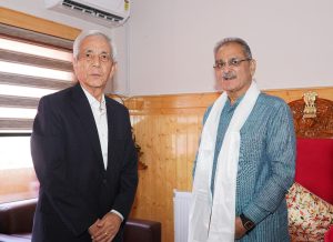 Hon’ble LG Gupta with former CS J&K C Phuntsog