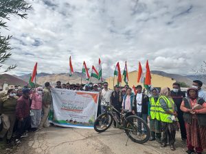 Singe Tsangspo Tsangde Lasgul – Clean Up Indus River Campaign” Successfully Conducted in Nyoma Sub Division.