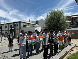 Har Ghar Tiranga Abhiyan Observed at Sankoo Campus.