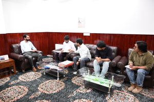 Administrative Secretary Law and Justice UT Ladakh Qureshi Tariq Mehmood chairs Law Department review meeting.