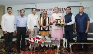 Hon’ble LG Kavinder Lt Governor releasing a Directory of Mahajan Sabha Channi Himmat at a function