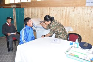 COMPREHENSIVE HEALTH CAMP FOR STUDENTS AT TANGTSE – A COMMUNITY WELFARE INITIATIVE BY INDIAN ARMY DOCTORS.