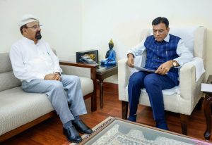 CEC Kargil Meets Union Minister, Mansukh Mandaviya; Discusses Winter Sports Academy, Sports Council and Infrastructure Development in Kargil.