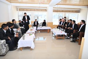 Visit of Hon'ble Shri Justice Mohammad Yousuf Wani, Judge High Court of J&K and Ladakh (Administrative Judge District Kargil) to District Kargil.