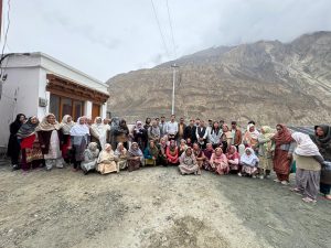 Director RDD Inspects progress of works under various schemes in Turtuk Block.