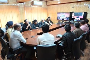 Administrative Secretary Tourism, DIPR & HUDD Interacts with Kargil Media Fraternity.
