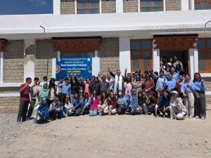 a career counselling session regarding Chartered Accountancy the course was conducted by the Department of Commerce, EJM College Leh in collaboration with Institute of Chartered Accountants of India (ICAI), New Delhi at EJM College Leh.