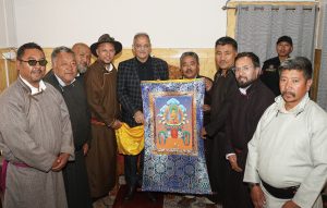 Hon’ble LG Kavinder with members of All Ladakh Transport Association