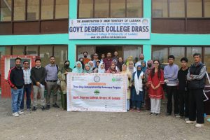 Entrepreneurship Awareness Programme held at GDC Drass.