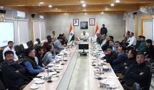 Hon’ble LG Kavinder in ameeting regarding adoption of AI for enhanced governance in UT Ladakh (1)
