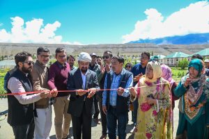 CEC Kargil Attends Mega Kisan Mela 2025 at Kurbathang Kargil, September 04, 2025: Chairman and Chief Executive Councillor (CEC), LAHDC Kargil, Dr. Mohd Jaffer Akhoon, today attended the Mega Kisan Mela 2025 as the Chief Guest. The event was organized by Krishi Vigyan Kendra (KVK)-1, Kargil, at Kurbathang. The program began with a welcome address by Senior Scientist, KVK Kargil-1, Dr. Nasreen Fatima, who expressed gratitude to the esteemed guests, particularly the Chief Guest, Dr. Mohd Jaffer Akhoon, for sparing valuable time to encourage and motivate the farming community of the region. CEC Dr. Mohd Jaffer Akhoon visited various stalls set up by Self-Help Groups (SHGs) and government departments, where organic vegetables, agricultural tools, and equipment were displayed. He interacted with SHG members, inquired about their income generation and the benefits of government subsidies, and also listened to their feedback and concerns. During the event, Senior Scientist Dr. Nasreen Fatima and her team briefed the gathering on the “Field Day on Corn.” She highlighted the nutritional value of sweet corn grown in Kargil, its potential for generating annual income, and its usefulness as animal fodder. The CEC was also briefed on Codling Moth management, cultural practices in Kargil, and their historical significance in the region. In his address, Dr. Mohd Jaffer Akhoon underlined the importance of integrated agricultural practices. He said that such events bring him personal happiness as they directly benefit farmers. Stressing the importance of consuming organic produce, he noted that in today’s era of adulterated and unhealthy foods, locally grown organic products are essential for both health and financial sustainability. The CEC emphasized that farmers are the pillars of society and assured that LAHDC Kargil is committed to extending all possible assistance, including subsidies on seeds, fodder, and agricultural equipment. He proudly highlighted that apricots and apples from Kargil are already being exported abroad and expressed hope that in the near future, vegetables, particularly mushrooms, will also find export markets. He extended heartfelt thanks to KVK Kargil-1, Agriculture, and Horticulture Departments for their tireless contributions. Speaking on the occasion, Dr. Nazir, Scientist at KVK Kargil-1, highlighted the objectives of the Mela and encouraged farmers to disseminate information about government schemes and the economic potential of organic products. District Agriculture Officer, Ms. Razia Khatoon, motivated SHGs and farmers to adopt integrated farming practices, work towards self-reliance, and also invited them to participate in the upcoming Agriculture Mela. The was attended by Cheif Agriculture officer Ashiq Hussain, dupty director Comand area development Mohd Iqbal, senior scientist KVK Kargil-1 Nasreen Fatima, District Agriculture Officer Kargil Razia Banoo and officials from KVK Kargil-1 and Agriculture and Horticulture.
