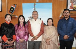 Royal Family of Bhutan pays courtesy visit to LG Kavinder, First Lady.