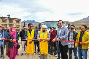 CEC Kargil Flags Off Garbage Collection Vehicles to Strengthen Waste Management in the District.