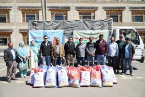 Acting CEC Distributes Food Baskets under Nikshay Mitra Initiative for Sankoo.