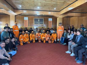 13 BN NDRF Conducts Community Awareness Programme on Disaster Management at Nyoma.