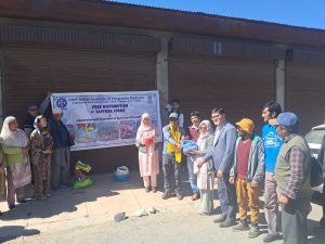 Training on cultivation of saffron held in Kargil; free distributes saffron corms.