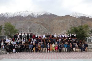 Vice Chancellor of University of Ladakh Visits GDC Kargil, Urges Students to Uphold Peace and Harmony.