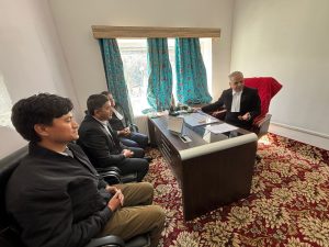 President Bar Association Kargil Meets CAT Judicial and Administrative Members.