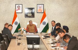 LG Kavinder Gupta chairs review meeting.