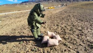 Indian Army Defuses UXO, Six Unexploded Bombs at Kurbathang.