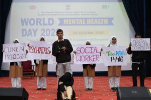 CEC Kargil attends World Mental Health Day observed in Kargil.