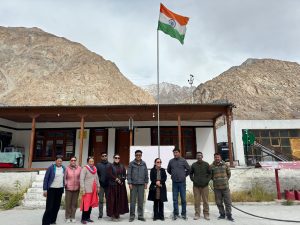 Zonal Education Officer Nubra Sonam Dolkar Visits Remote MS Tongstet School on Siachen Border.