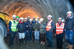 CEC Kargil Dr. Mohd. Jaffer Akhoon Reviews Winter Preparations and Inspects Progress at Zojila Tunnel.