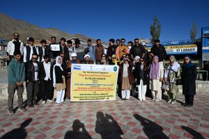 Mass Pledge Taking and Awareness Program Held at Government Degree College Kargil.