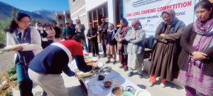 Zonal Level Cooking Competition held at ZEO Office, Khaltse.
