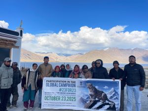 The Durbuk Forest Range celebrated International Snow Leopard Day with great enthusiasm, marked by various activities organized under the global campaign theme “23 for 23.”