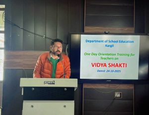 Training on Simulation and Gamification-Based Teaching Held at DIET Kargil.