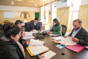 Administrative Secretary Chairs Departmental Promotion Committee meetings for Cooperative and Agriculture Departments.