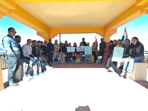 DC Nubra Organises National Unity March to Commemorate 150th Birth Anniversary of Sardar Vallabhbhai Patel.