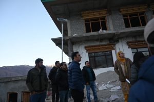 RD&PR Director Reviews Rural Development Schemes in Zanskar.