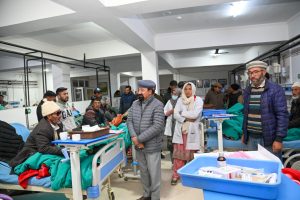 CEC Kargil Makes Surprise Inspection of District Hospital.