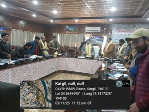 One-Day Stakeholders’ Meet and Workshop on “Opportunities in Cultivation of Medicinal Plants in Ladakh” Held at Kargil.
