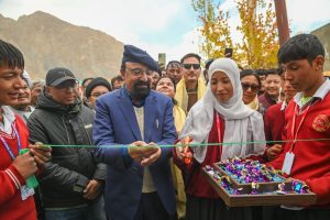 CEC Kargil Inaugurates Upgradation of Government High School Saliskote to Higher Secondary School.