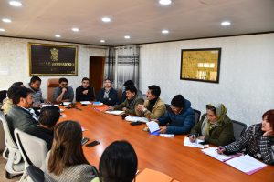 DC Leh Chairs Review Meeting to initiate Mimangs-Si-sJabstogs a campaign for village service.