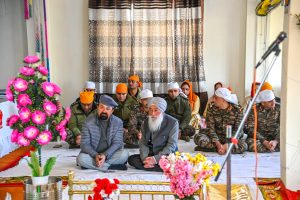 CEC Kargil Attends 556th Prakash Purab of Guru Nanak Dev Ji at Gurudwara Charan Kamal.