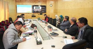 Chief Secretary Dr Pawan Kotwal chairs a meeting to review compliance with NGT directions on river pollution and waste management.